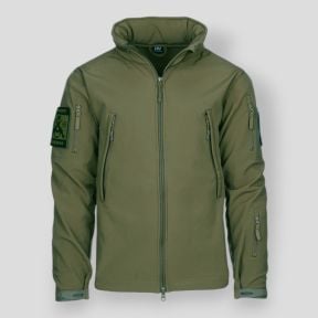 Chaqueta de combate softshell - Verde Oliva - 101 Inc