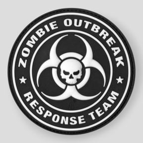 Patch PVC Zombie Outbreak - SWAT - JTG