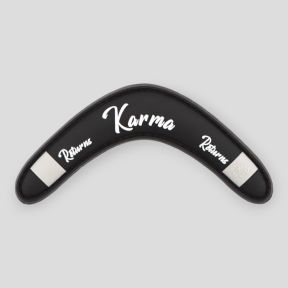 PVC-Patch Karma Returns - Schwarz - JTG