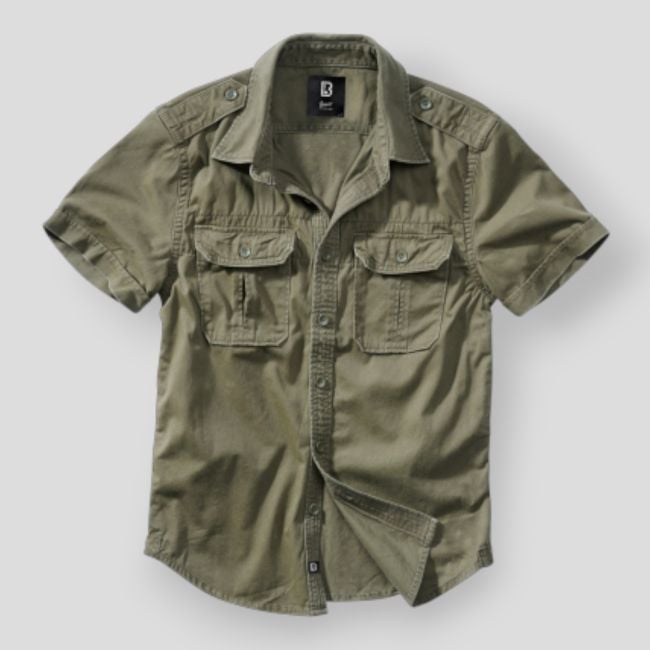 Chemise manches courtes olive - Brandit