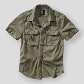 Chemise manches courtes olive - Brandit