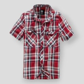Chemise manches courtes rouge - Brandit