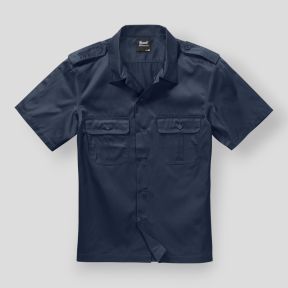 Chemise US manches courtes marine - Brandit