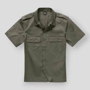 Chemise US manches courtes olive - Brandit