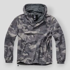 Zomer windjack camo grijs - Brandit