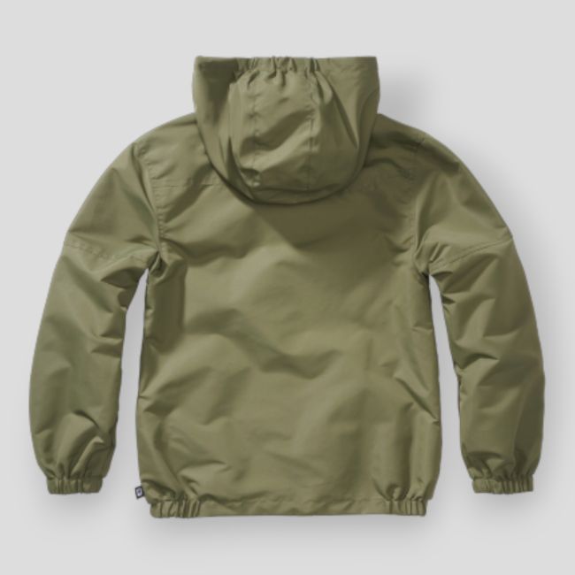 Coupe vent d'été enfant zip olive - Brandit