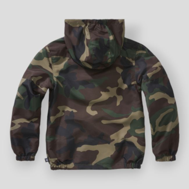 Coupe vent d'été enfant zip woodland - Brandit