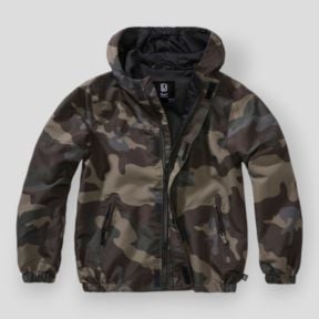 Coupe vent d'été enfant zip darkcamo - Brandit