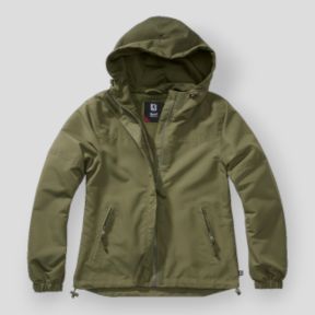 Coupe vent d'été femme zip olive - Brandit