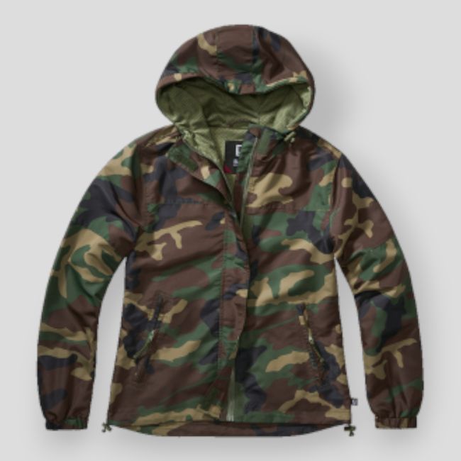 Coupe vent d'été femme zip woodland - Brandit