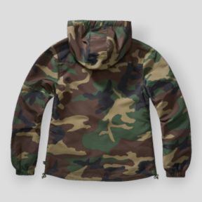 Dames zomer windbreaker met rits woodland - Brandit