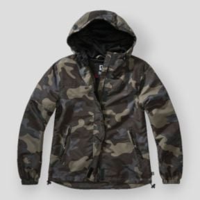Coupe vent d'été femme zip darkcamo - Brandit