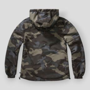 Damen Sommer Windbreaker mit Reißverschluss darkcamo - Brandit