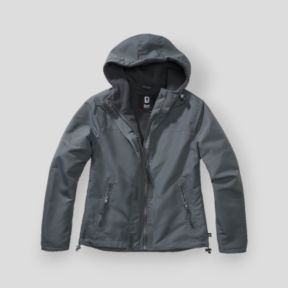 Coupe vent femme zip anthracite - Brandit