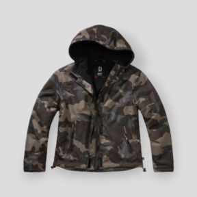 Coupe vent femme zip darkcamo - Brandit