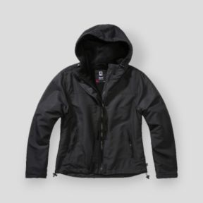 Coupe vent femme zip noir - Brandit