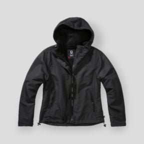 Coupe vent femme zip noir - Brandit