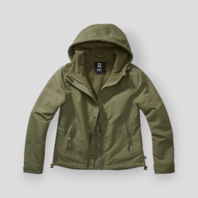 Coupe vent femme zip olive - Brandit