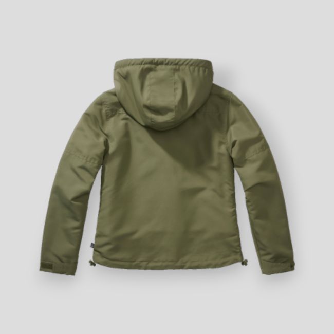 Damen Windjacke mit Reißverschluss oliv - Brandit