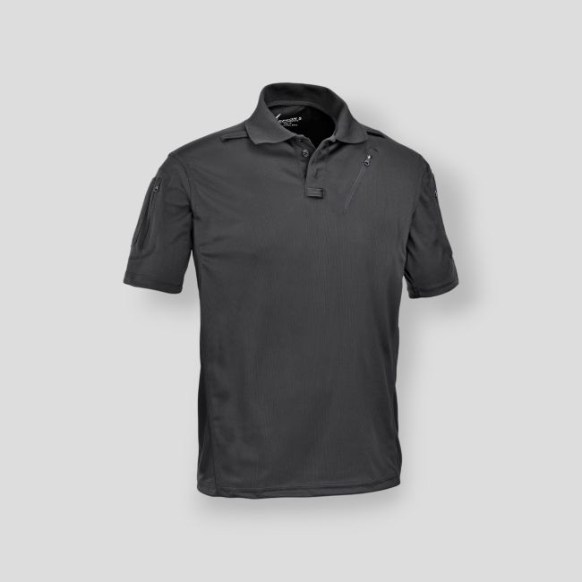 Polo met korte mouwen en zakken Advanced Tactical - Zwart - Defcon 5