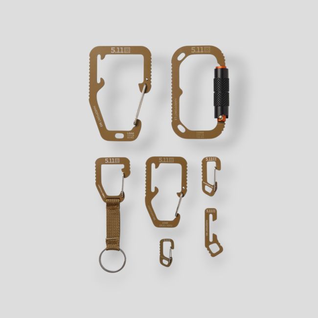 Kit de 6 mousquetons Hardpoint - Kangaroo - 5.11 Tactical