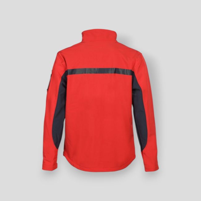 Softshell jas Brandweer - Rood - CityGuard