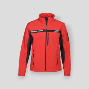Veste softshell Séurité Incendie - Rouge - CityGuard