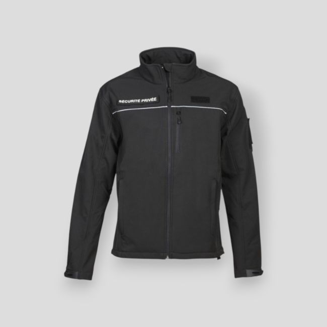 Veste softshell Séurité Privée - Noir - CityGuard