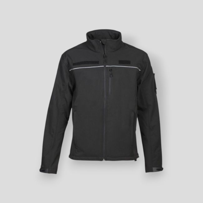 Softshell-Jacke Private Sicherheit - Schwarz - CityGuard