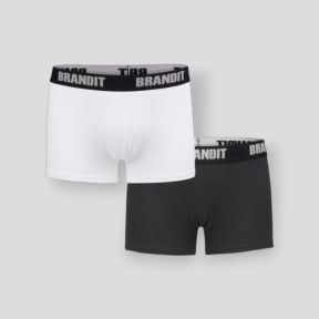 Lot de 2 caleçons blanc/noir - Brandit