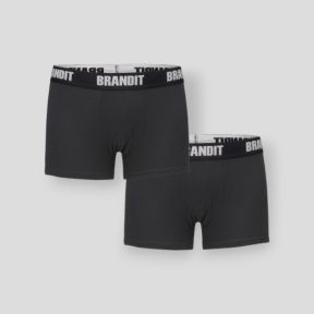 2er-Set Boxershorts schwarz/schwarz - Brandit