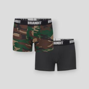 Set van 2 boxershorts woodland/zwart - Brandit