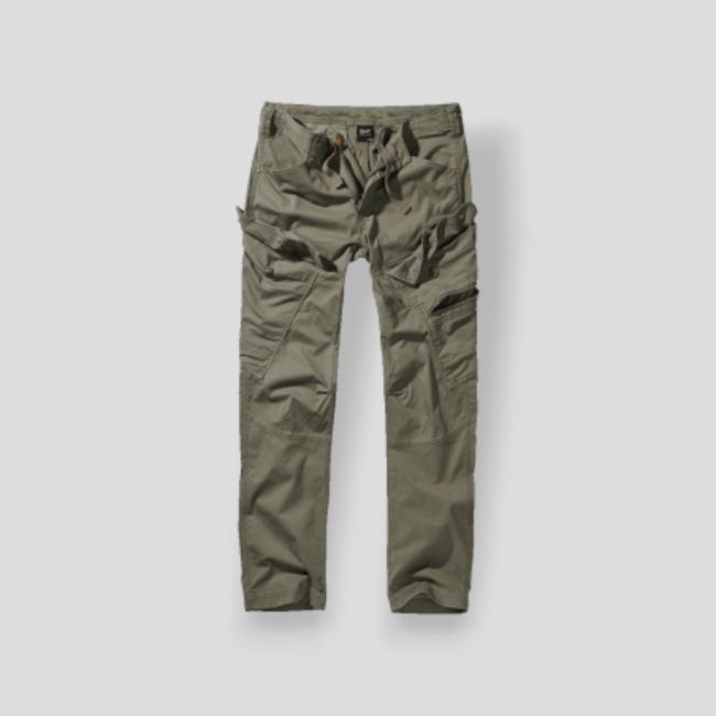 Slim broek Adven olive - Brandit