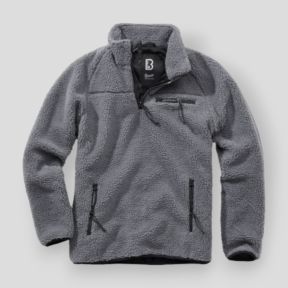 Sweat zip polaire anthracite - Brandit