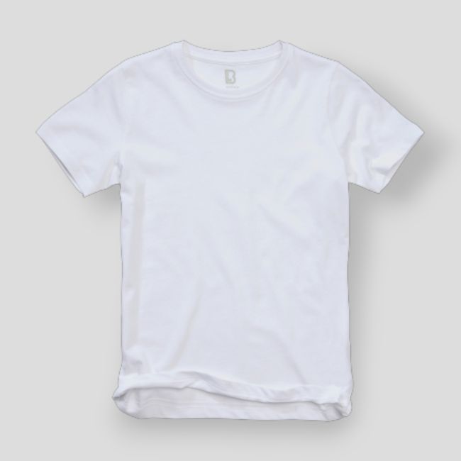 Kinder T-shirt camo wit - Brandit