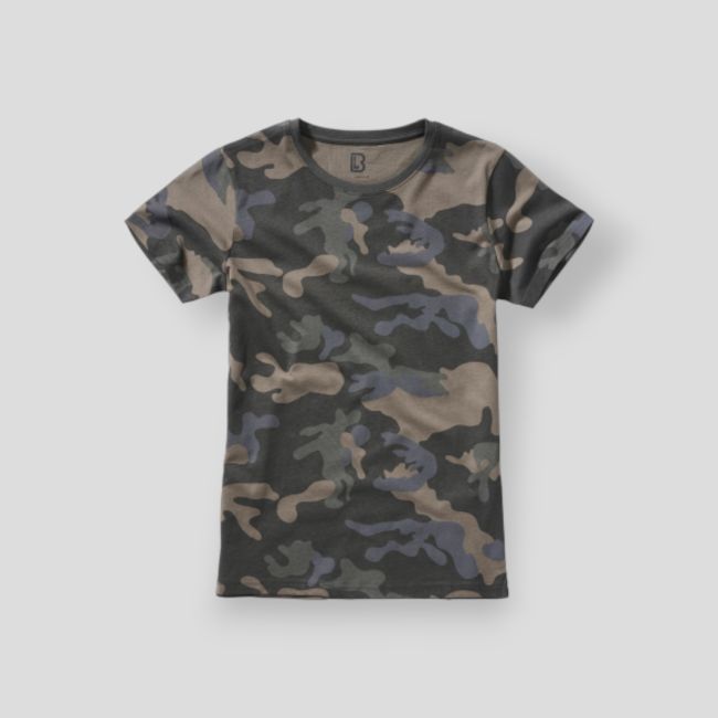 Dames T-shirt darkcamo - Brandit