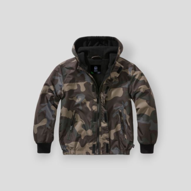 Veste coupe vent enfant darkcamo - Brandit