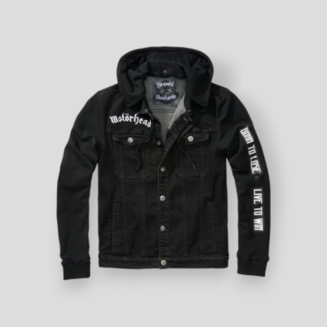 Veste en jean motorhead noir - Brandit