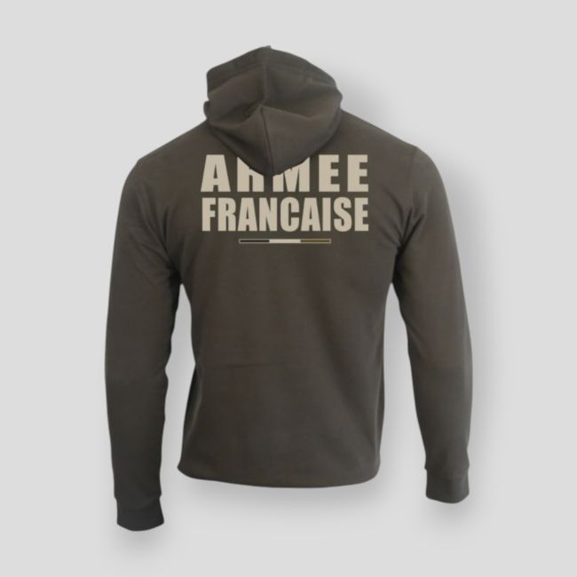 Sweat-shirt zippé Armée Française BR - Kaki - Summit OutdoorLifestyle