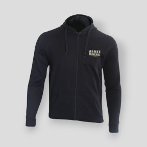 Sweatshirt com fecho Armée Française BV - Preto - Summit Outdoor Lifestyle