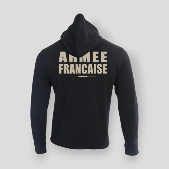 Sudadera con cremallera Armée Française BV - Negro - Summit Outdoor Lifestyle
