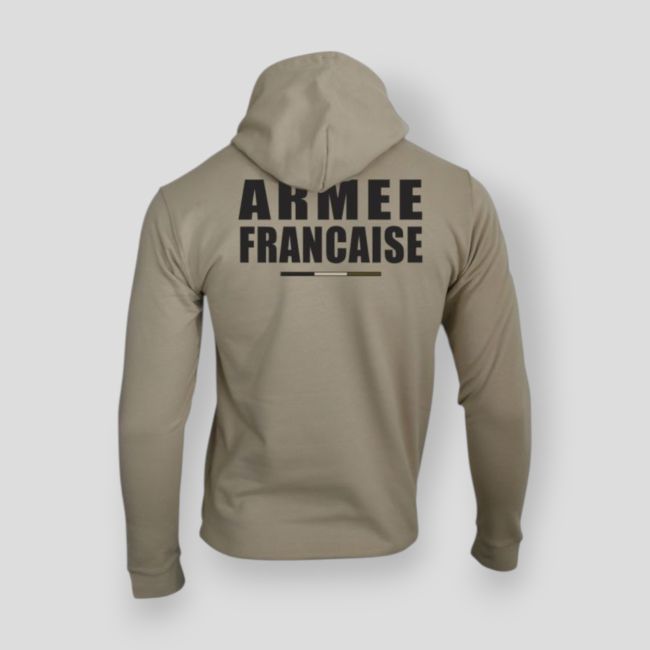 Sweat-shirt zippé Armée Française BR Light - Coyote - Summit OutdoorLifestyle