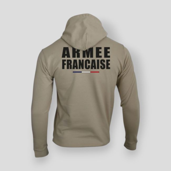 Sudadera con cremallera Armée Française - Light Sand - Summit Outdoor Lifestyle