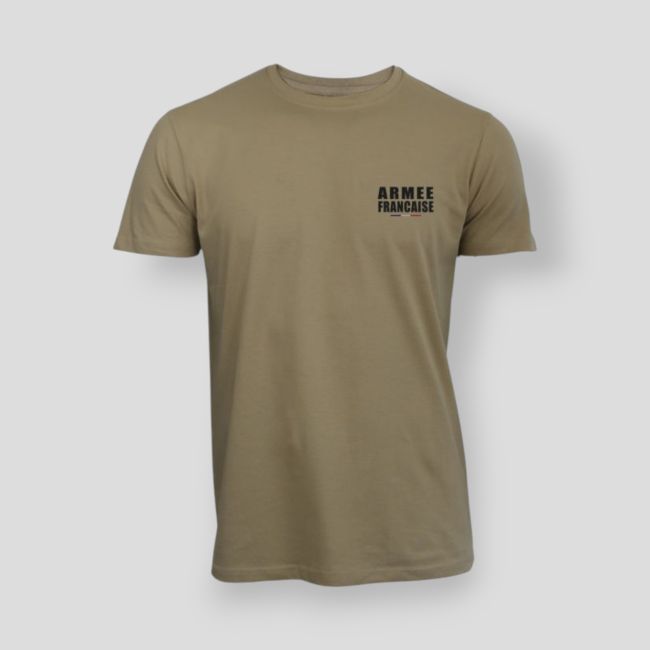 Camiseta 190g Armée Française - Coyote - Summit Outdoor Lifestyle