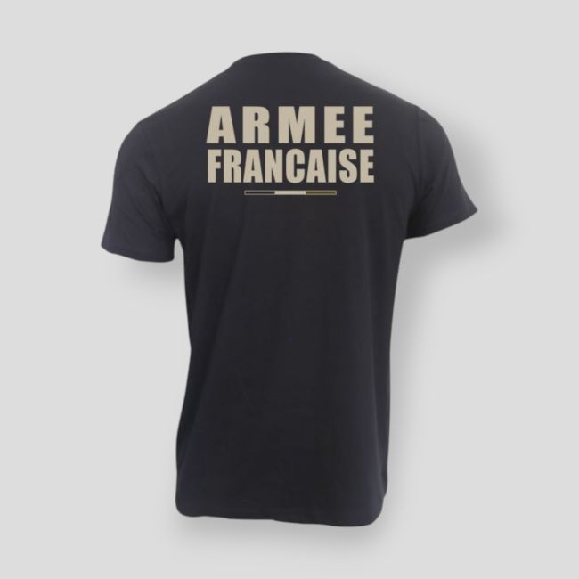 T-shirt 190g Exército Francês BV - Preto - Summit Outdoor Lifestyle