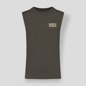 Camiseta sin mangas 145g Ejército Francés BV - Dark Khaki - Summit Outdoor Lifestyle