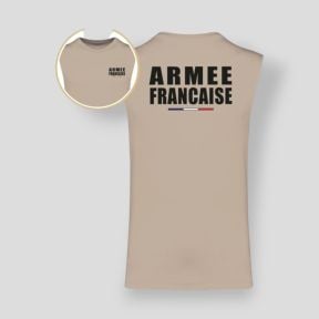 T-shirt sans manche Armée Française Light - Coyote - Summit Outdoor Lifestyle