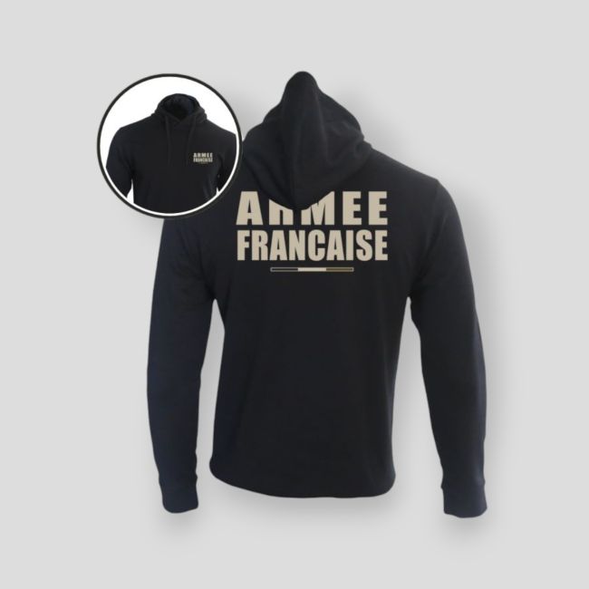 Felpa 280g Armée Française BV - Nero - Summit Outdoor Lifestyle