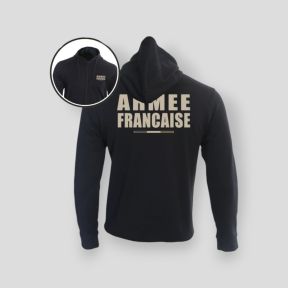 Bluza rozpinana Armée Française BR - Czarna - Summit Outdoor Lifestyle