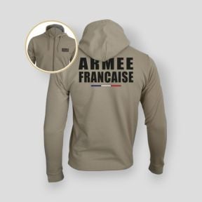 Sweatshirt com fecho Armée Française - Light Sand - Summit Outdoor Lifestyle